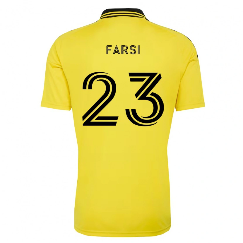Danxen Niño Camiseta Mohamed Farsi #23 Amarillo Negro 1ª Equipación 2026/27 La Camisa México