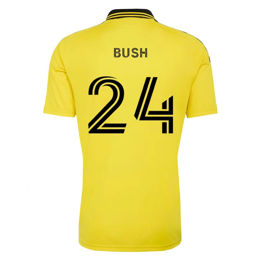 Danxen Niño Camiseta Evan Bush #24 Amarillo Negro 1ª Equipación 2026/27 La Camisa México