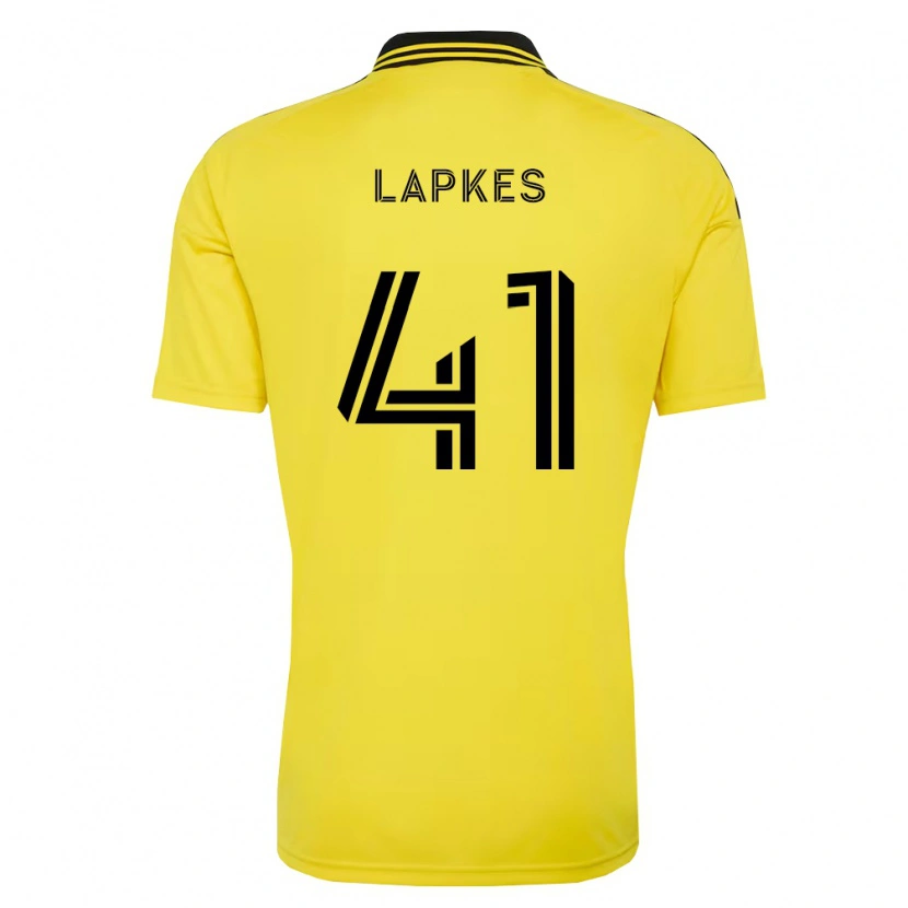 Danxen Niño Camiseta Stanislav Lapkes #41 Amarillo Negro 1ª Equipación 2026/27 La Camisa México