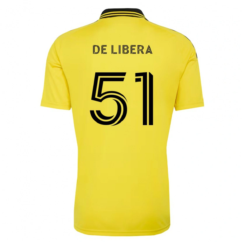 Danxen Niño Camiseta Giorgio De Libera #51 Amarillo Negro 1ª Equipación 2026/27 La Camisa México