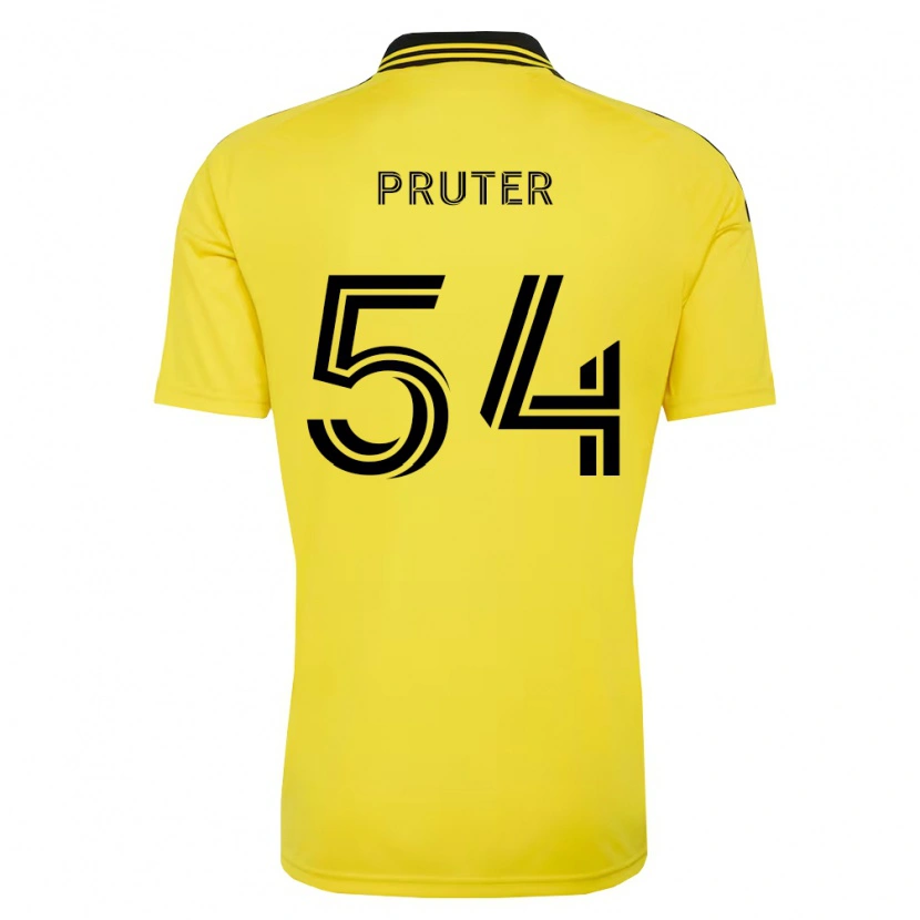 Danxen Niño Camiseta Luke Pruter #54 Amarillo Negro 1ª Equipación 2026/27 La Camisa México
