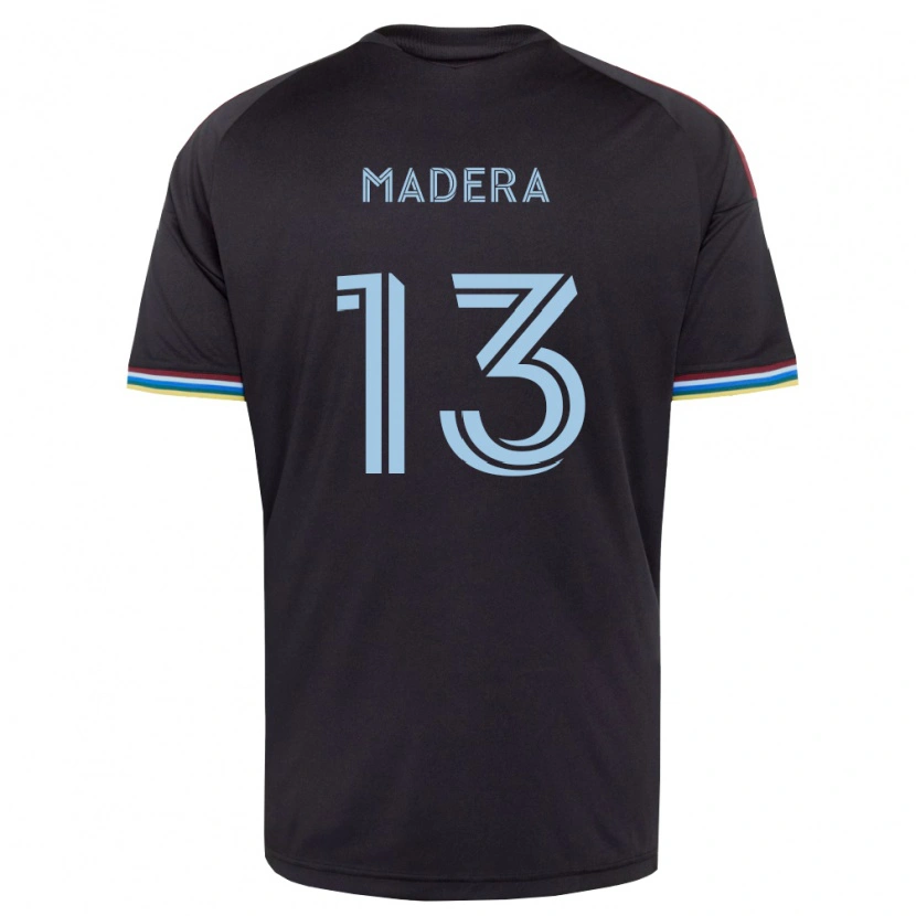Danxen Niño Camiseta Cristopher Madera #13 Azul Cielo Negro 1ª Equipación 2026/27 La Camisa México