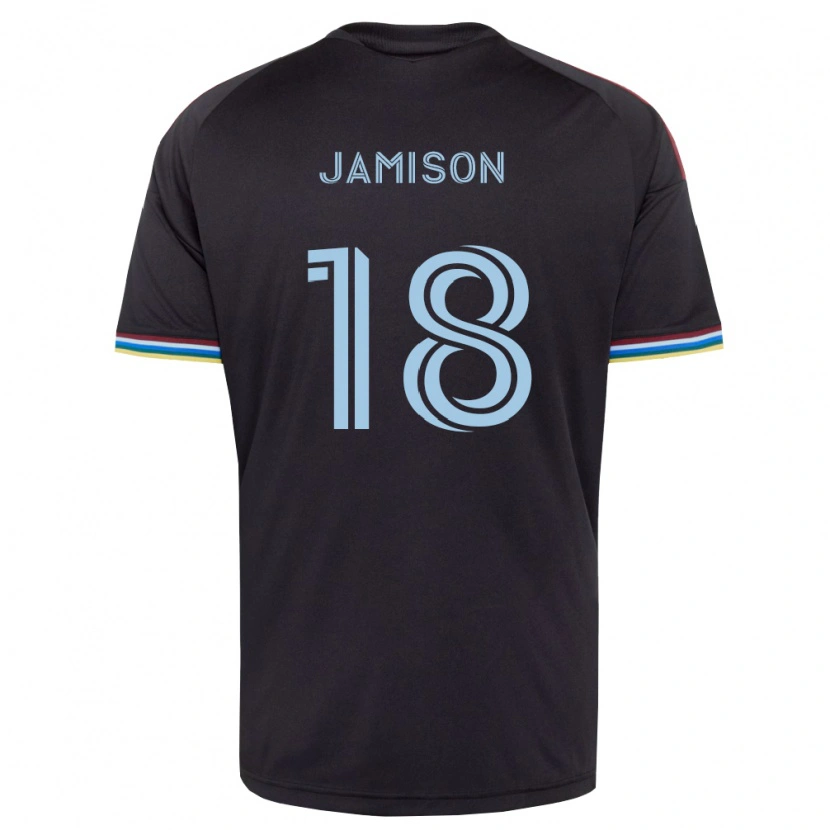 Danxen Niño Camiseta Bryce Jamison #18 Azul Cielo Negro 1ª Equipación 2026/27 La Camisa México