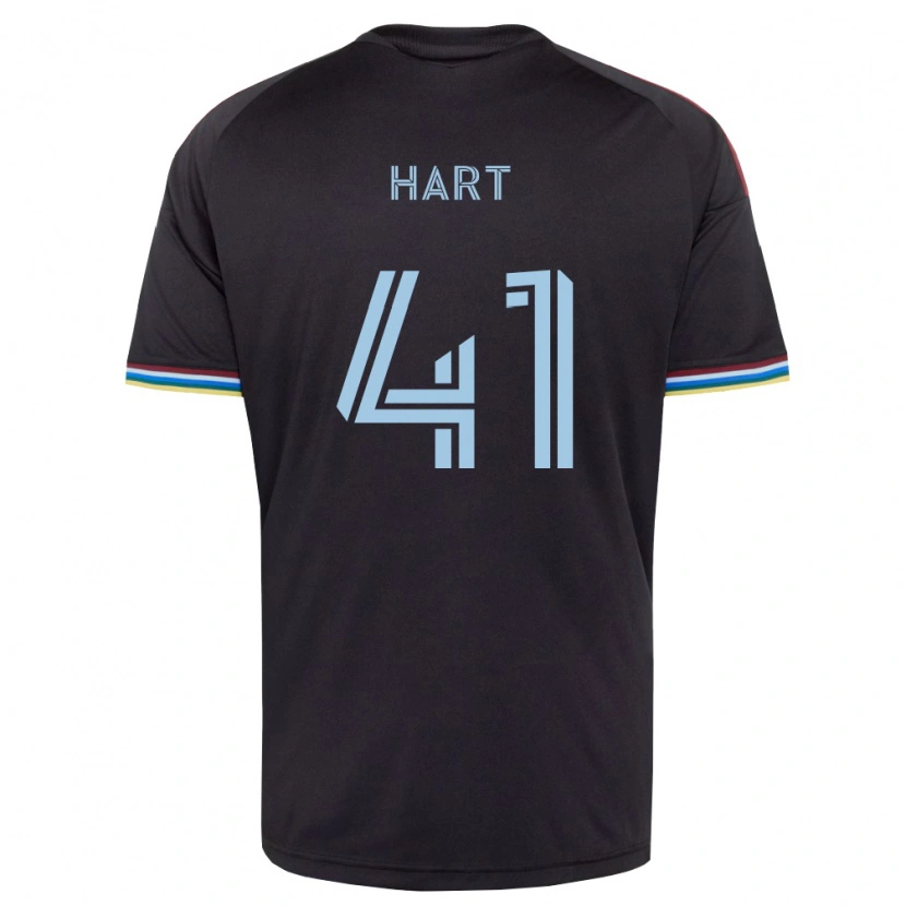 Danxen Niño Camiseta Victor Hart #41 Azul Cielo Negro 1ª Equipación 2026/27 La Camisa México