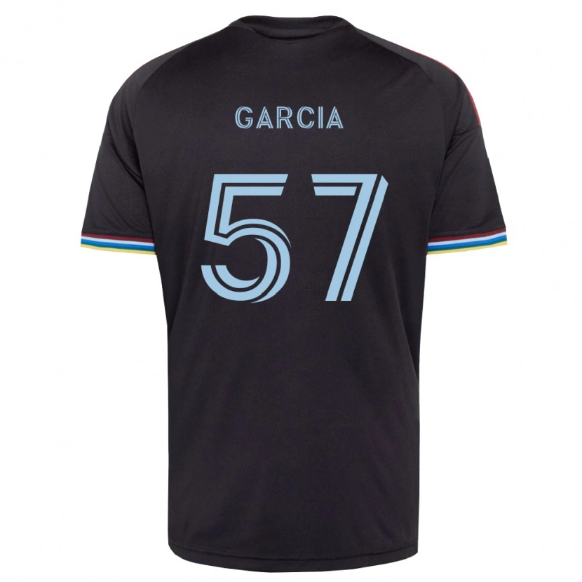 Danxen Niño Camiseta Rogelio Garcia #57 Azul Cielo Negro 1ª Equipación 2026/27 La Camisa México