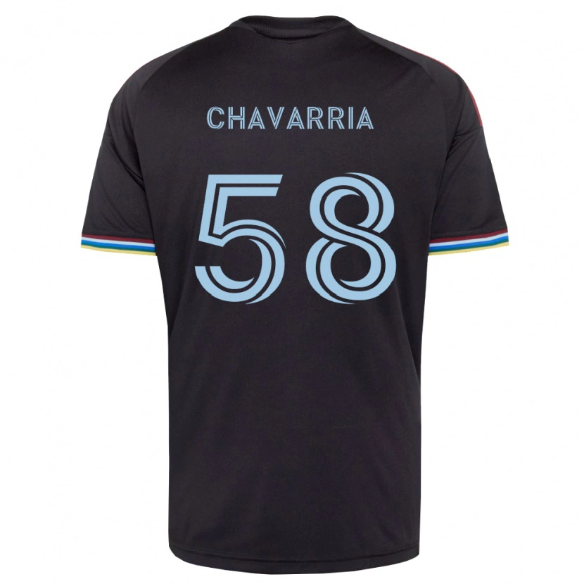 Danxen Niño Camiseta Keith Chavarria #58 Azul Cielo Negro 1ª Equipación 2026/27 La Camisa México