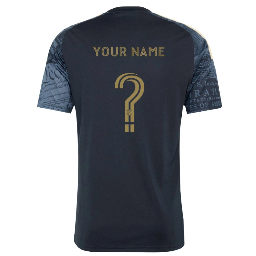 Danxen Niño Camiseta Su Nombre #0 Azul Marino Marrón 1ª Equipación 2026/27 La Camisa México