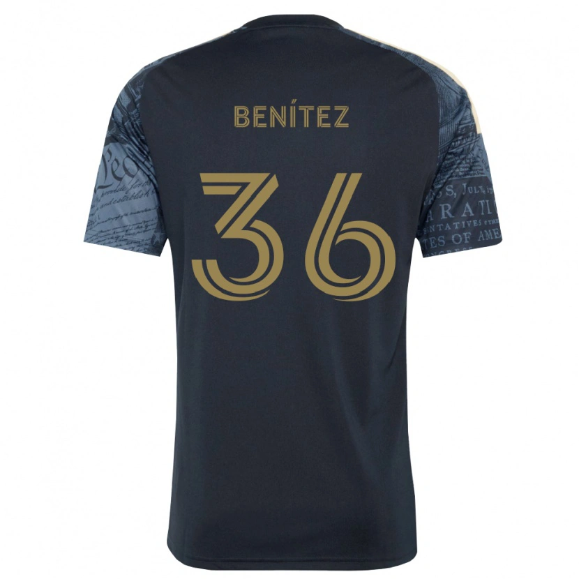 Danxen Niño Camiseta Óscar Benítez #36 Azul Marino Marrón 1ª Equipación 2026/27 La Camisa México