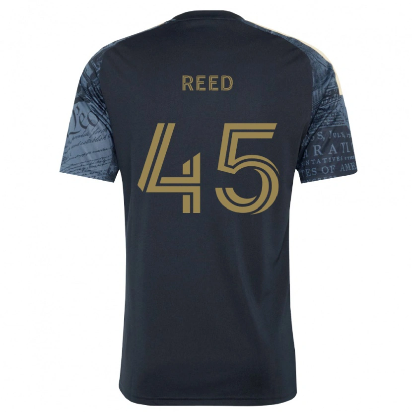 Danxen Niño Camiseta Theo Reed #45 Azul Marino Marrón 1ª Equipación 2026/27 La Camisa México