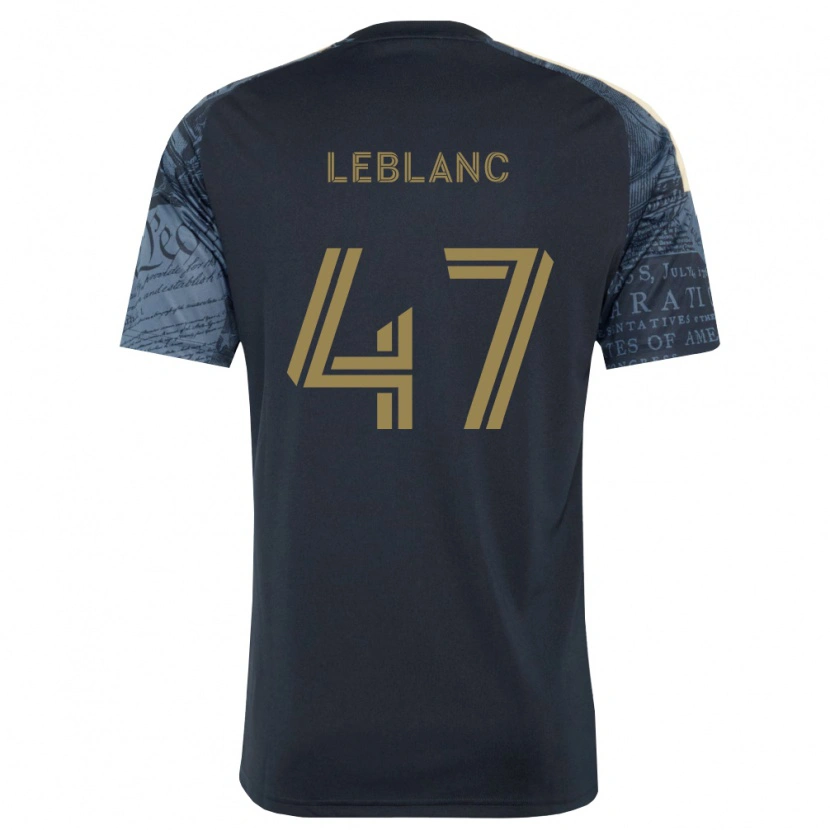 Danxen Niño Camiseta Kellan Leblanc #47 Azul Marino Marrón 1ª Equipación 2026/27 La Camisa México