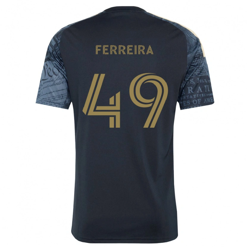 Danxen Niño Camiseta Willyam Ferreira #49 Azul Marino Marrón 1ª Equipación 2026/27 La Camisa México