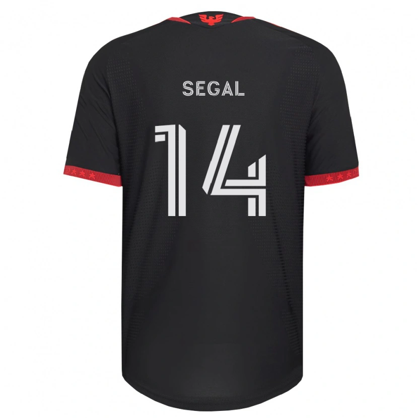 Danxen Niño Camiseta Gabriel Segal #14 Negro Blanco Rojo 1ª Equipación 2026/27 La Camisa México