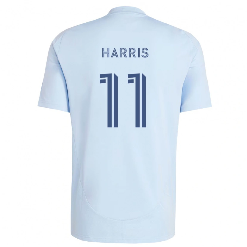 Danxen Niño Camiseta Calvin Harris #11 Azul Claro Gris Claro 1ª Equipación 2026/27 La Camisa México