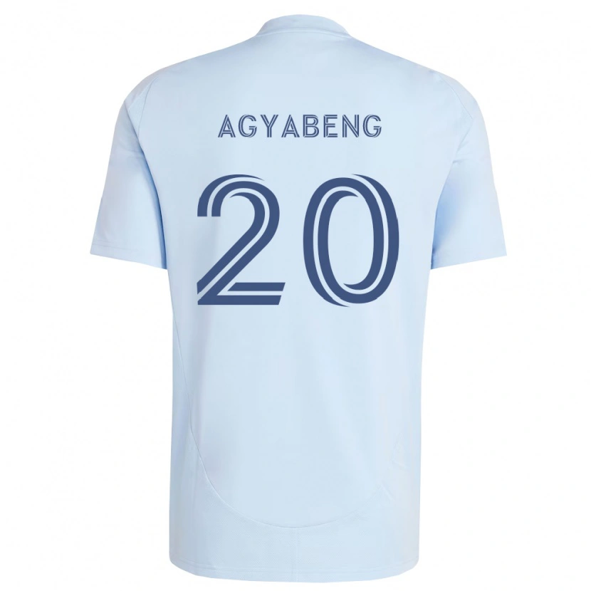 Danxen Niño Camiseta Kwaku Agyabeng #20 Azul Claro Gris Claro 1ª Equipación 2026/27 La Camisa México