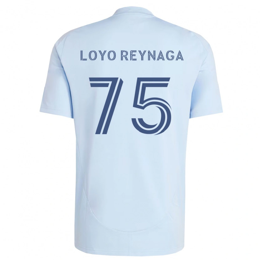 Danxen Niño Camiseta Zamir Loyo Reynaga #75 Azul Claro Gris Claro 1ª Equipación 2026/27 La Camisa México