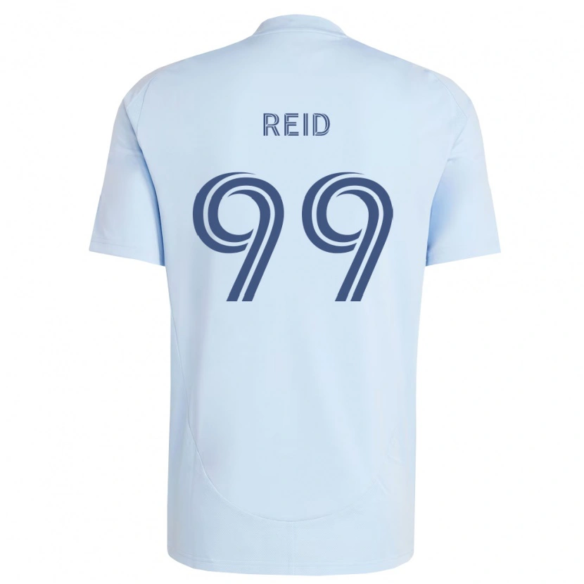 Danxen Niño Camiseta Jayden Reid #99 Azul Claro Gris Claro 1ª Equipación 2026/27 La Camisa México
