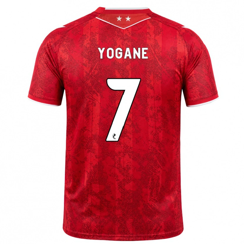 Danxen Niño Camiseta Tony Yogane #7 Rojo Blanco 1ª Equipación 2026/27 La Camisa México