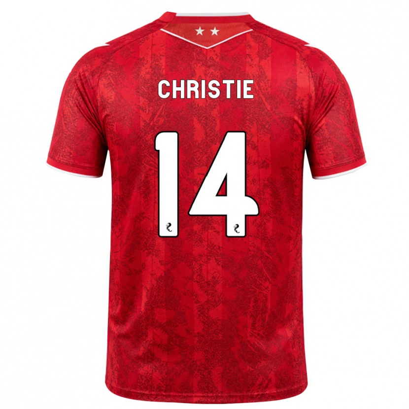 Danxen Niño Camiseta Mya Christie #14 Rojo Blanco 1ª Equipación 2026/27 La Camisa México