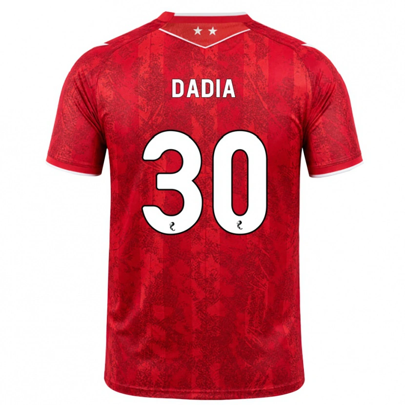 Danxen Niño Camiseta Or Dadia #30 Rojo Blanco 1ª Equipación 2026/27 La Camisa México
