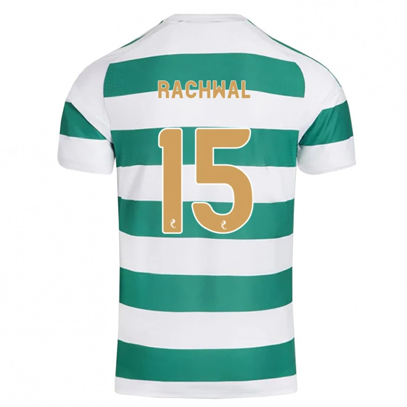 Danxen Niño Camiseta Robert Rachwal #15 Cian Oscuro Blanco 1ª Equipación 2026/27 La Camisa México