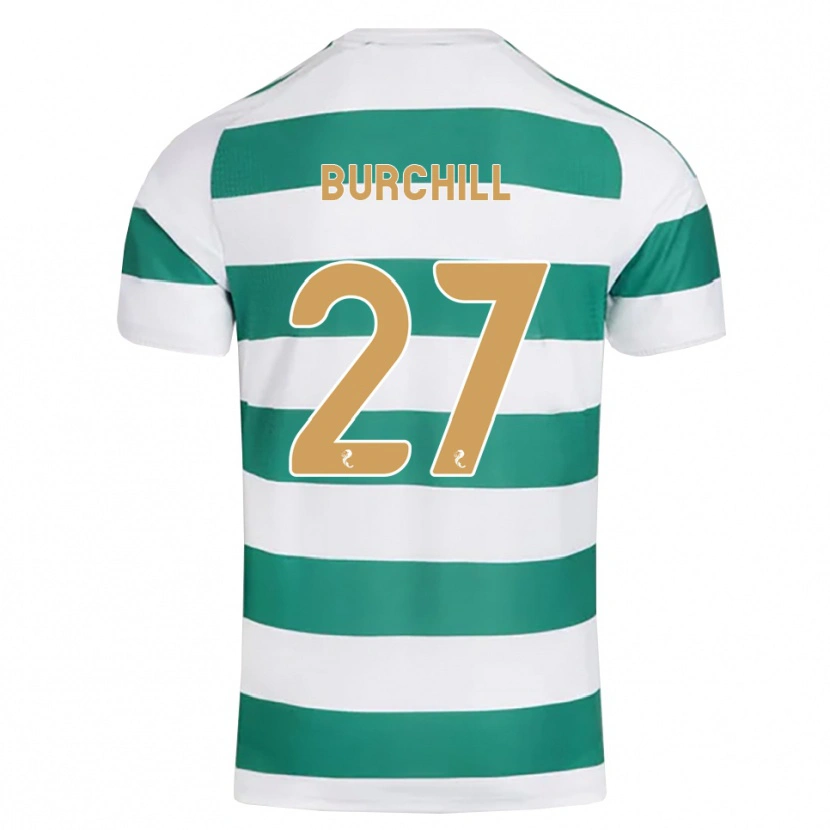 Danxen Niño Camiseta Tiree Burchill #27 Cian Oscuro Blanco 1ª Equipación 2026/27 La Camisa México