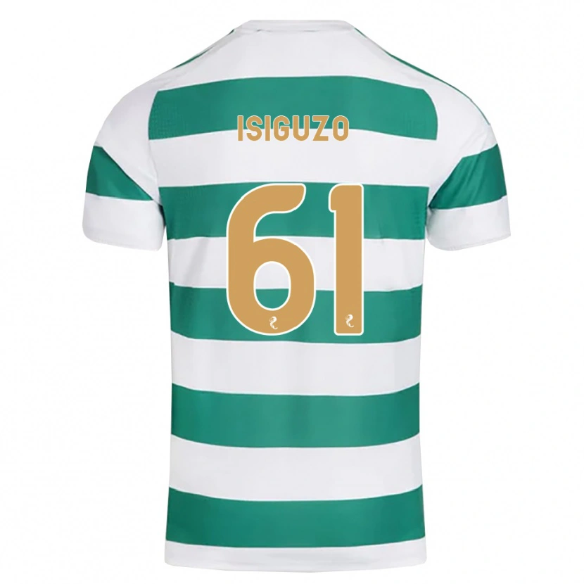 Danxen Niño Camiseta Samuel Isiguzo #61 Cian Oscuro Blanco 1ª Equipación 2026/27 La Camisa México