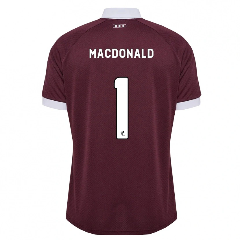 Danxen Niño Camiseta Jamie Macdonald #1 Blanco Borgoña 1ª Equipación 2026/27 La Camisa México