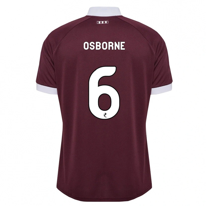 Danxen Niño Camiseta Alfie Osborne #6 Blanco Borgoña 1ª Equipación 2026/27 La Camisa México