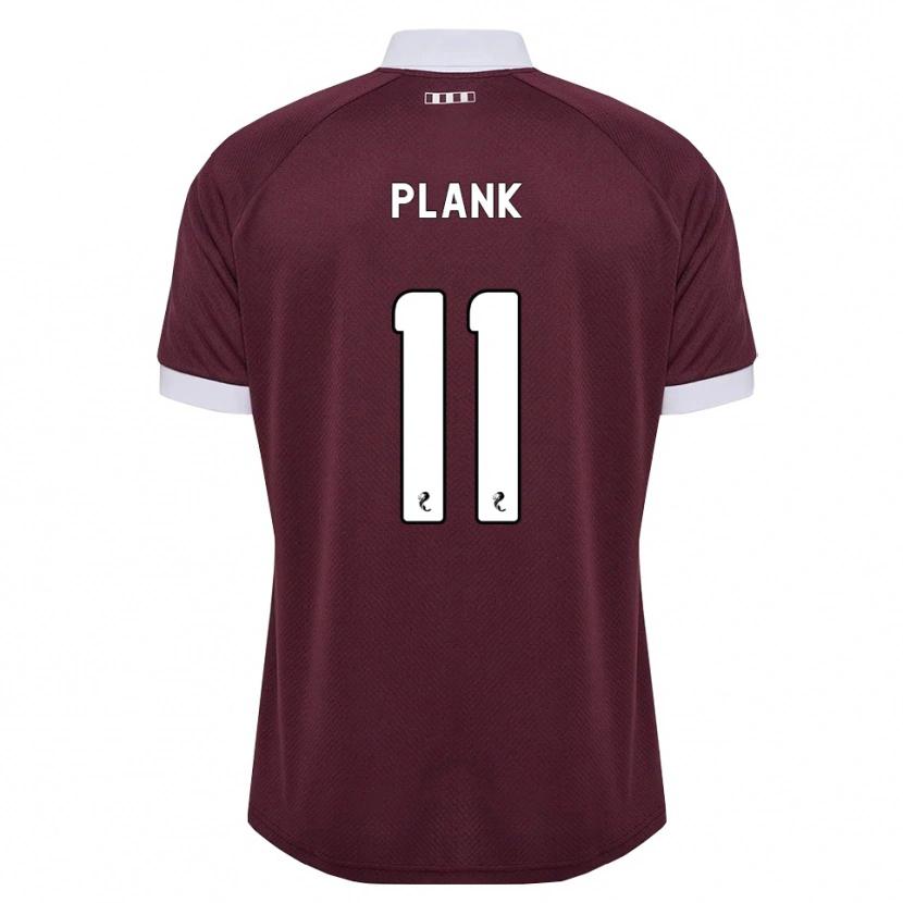 Danxen Niño Camiseta Dom Plank #11 Blanco Borgoña 1ª Equipación 2026/27 La Camisa México