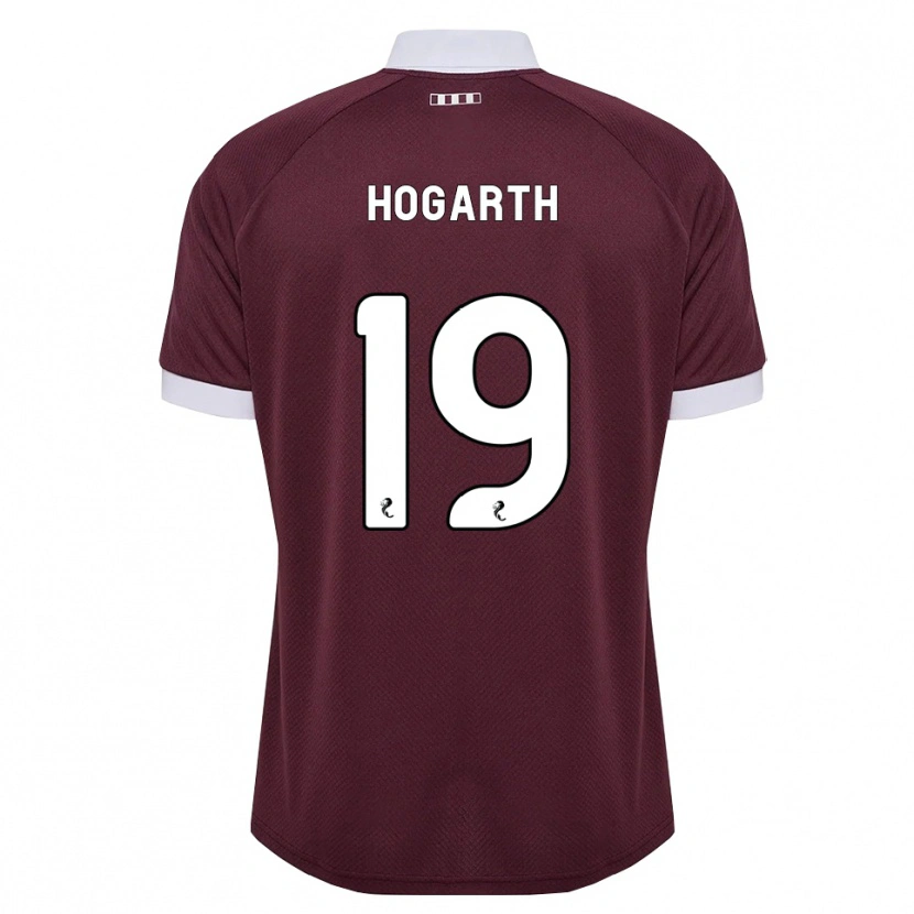 Danxen Niño Camiseta Taylor Hogarth #19 Blanco Borgoña 1ª Equipación 2026/27 La Camisa México