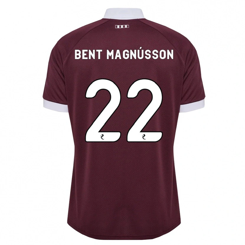 Danxen Niño Camiseta Tómas Bent Magnússon #22 Blanco Borgoña 1ª Equipación 2026/27 La Camisa México