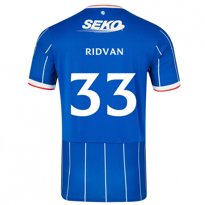 Danxen Niño Camiseta Rıdvan Yılmaz #33 Rojo Azul Blanco 1ª Equipación 2026/27 La Camisa México
