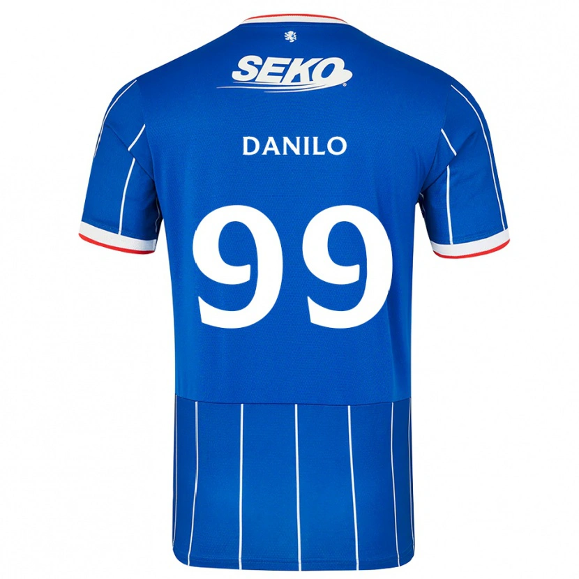 Danxen Niño Camiseta Danilo #99 Rojo Azul Blanco 1ª Equipación 2026/27 La Camisa México