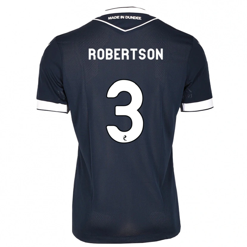 Danxen Niño Camiseta Clark Robertson #3 Azul Medianoche Blanco 1ª Equipación 2026/27 La Camisa México