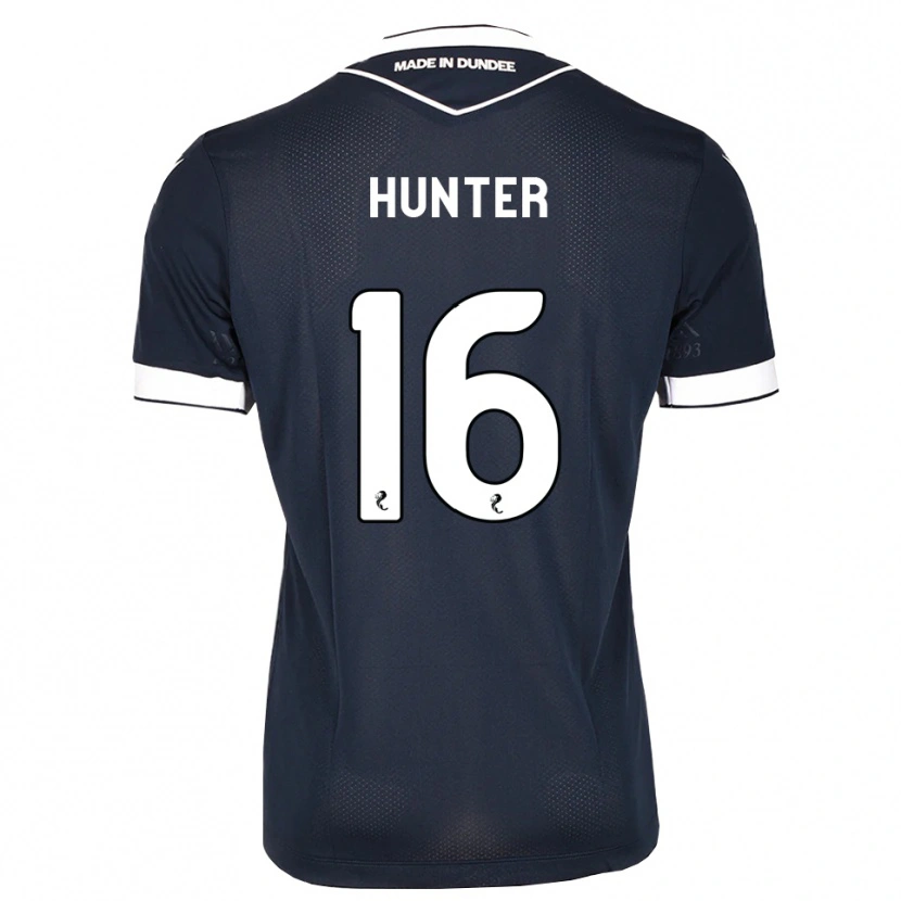 Danxen Niño Camiseta Michael Hunter #16 Azul Medianoche Blanco 1ª Equipación 2026/27 La Camisa México