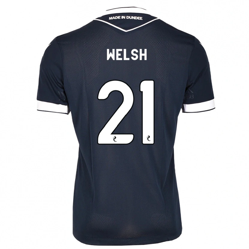 Danxen Niño Camiseta Tom Welsh #21 Azul Medianoche Blanco 1ª Equipación 2026/27 La Camisa México