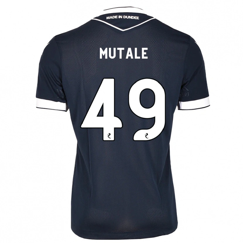 Danxen Niño Camiseta Euan Mutale #49 Azul Medianoche Blanco 1ª Equipación 2026/27 La Camisa México