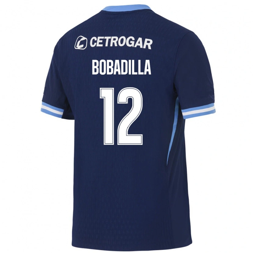 Danxen Niño Camiseta Alicia Bobadilla #12 Azul Real Azul Claro Blanco 2ª Equipación 2026/27 La Camisa México