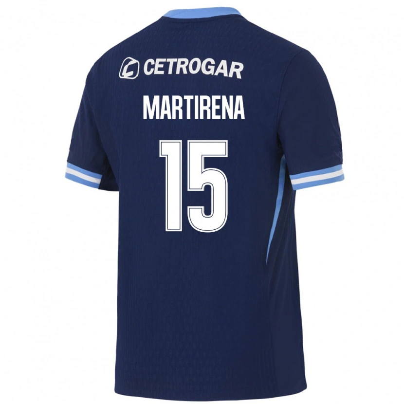 Danxen Niño Camiseta Gastón Martirena #15 Azul Real Azul Claro Blanco 2ª Equipación 2026/27 La Camisa México