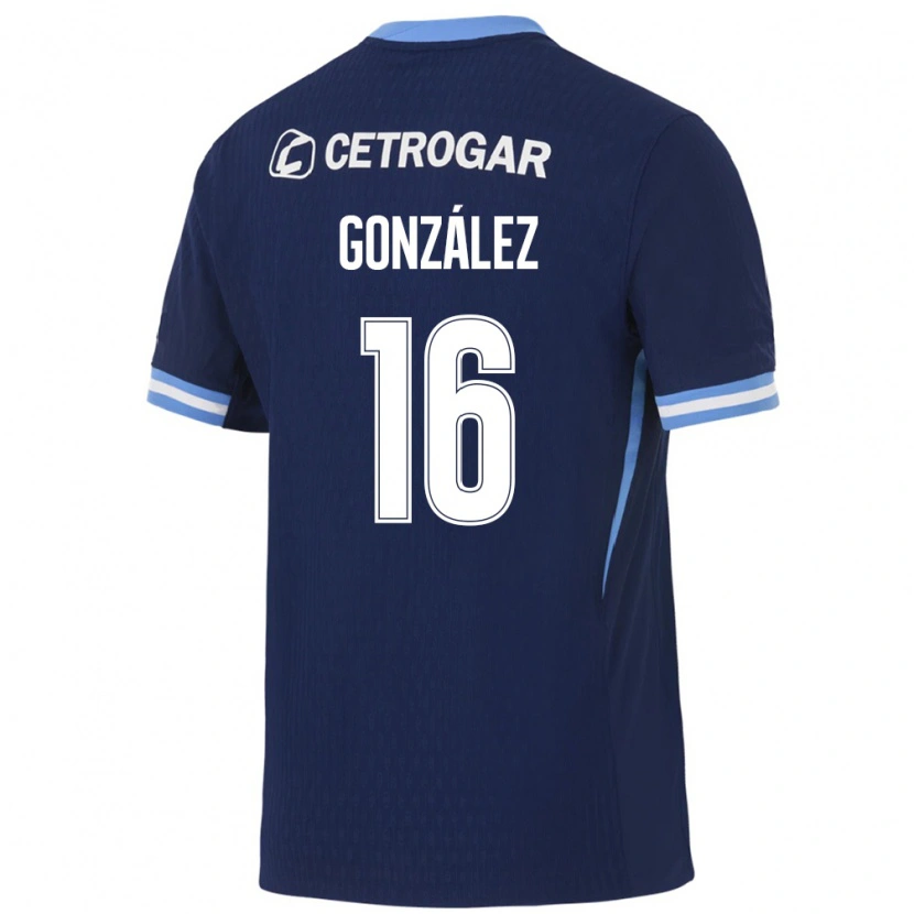 Danxen Niño Camiseta Maricel González #16 Azul Real Azul Claro Blanco 2ª Equipación 2026/27 La Camisa México