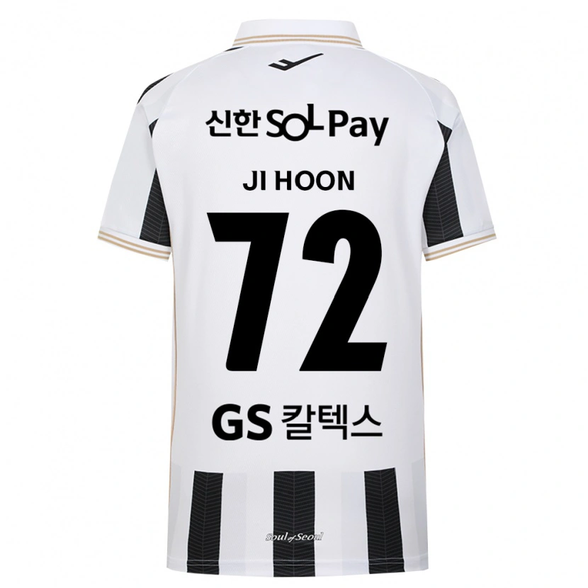 Danxen Niño Camiseta Ji-Hoon Min #72 Blanco Negro 2ª Equipación 2026/27 La Camisa México