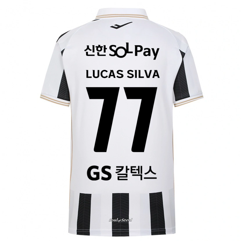 Danxen Niño Camiseta Lucas Silva #77 Blanco Negro 2ª Equipación 2026/27 La Camisa México