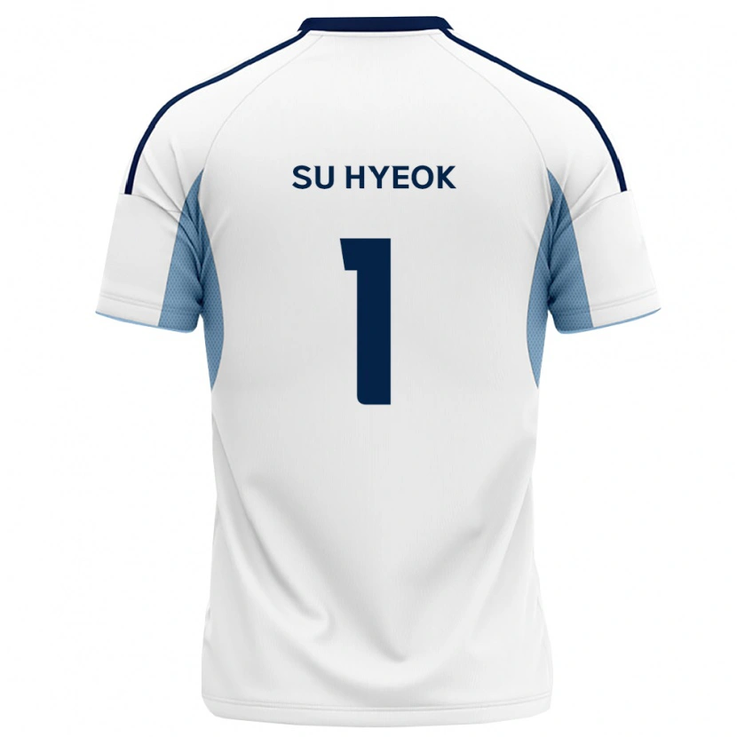Danxen Niño Camiseta Su-Hyeok Jo #1 Azul Real Blanco 2ª Equipación 2026/27 La Camisa México