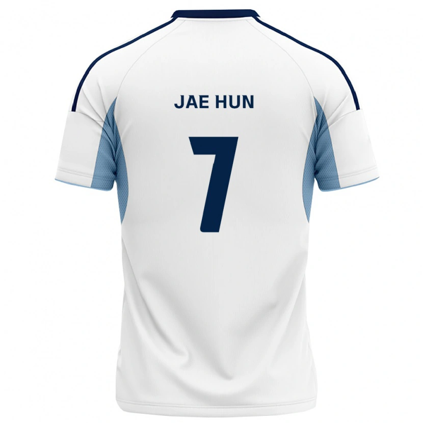 Danxen Niño Camiseta Jae-Hun Lee #7 Azul Real Blanco 2ª Equipación 2026/27 La Camisa México