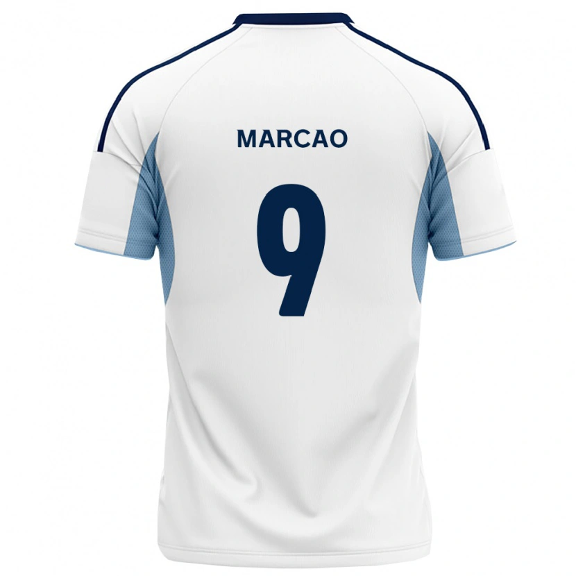 Danxen Niño Camiseta Marcos Vinicius Amaral Alves #9 Azul Real Blanco 2ª Equipación 2026/27 La Camisa México