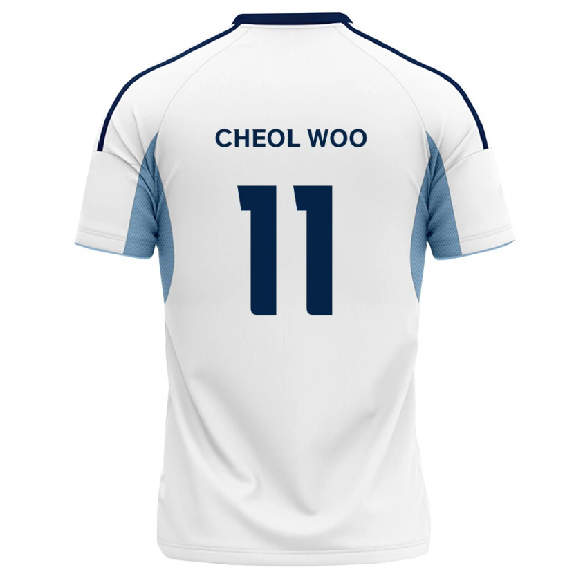 Danxen Niño Camiseta Cheol-Woo Ahn #11 Azul Real Blanco 2ª Equipación 2026/27 La Camisa México