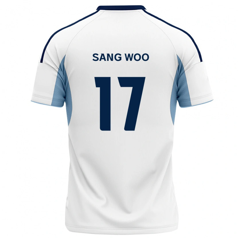 Danxen Niño Camiseta Sang-Woo Kang #17 Azul Real Blanco 2ª Equipación 2026/27 La Camisa México