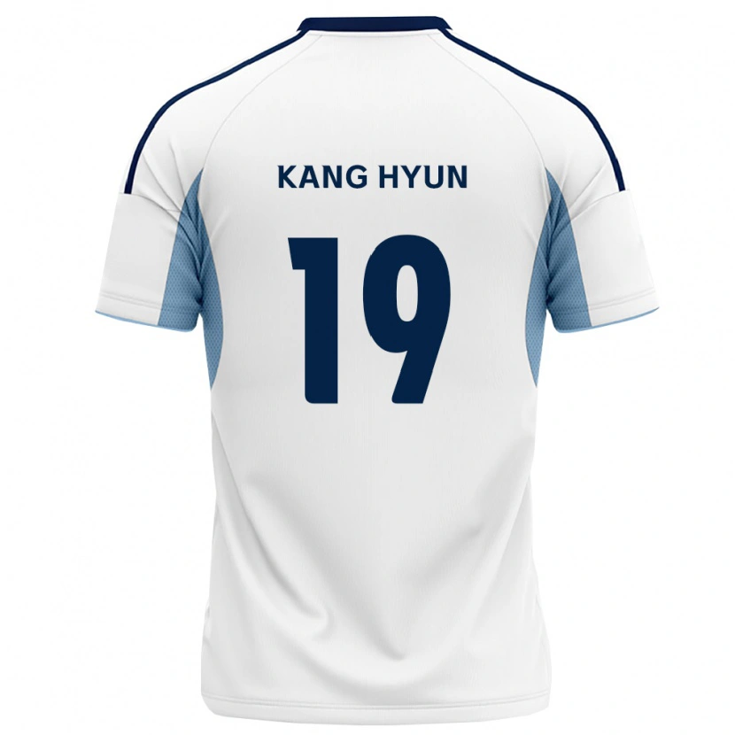 Danxen Niño Camiseta Kang-Hyun Park #19 Azul Real Blanco 2ª Equipación 2026/27 La Camisa México