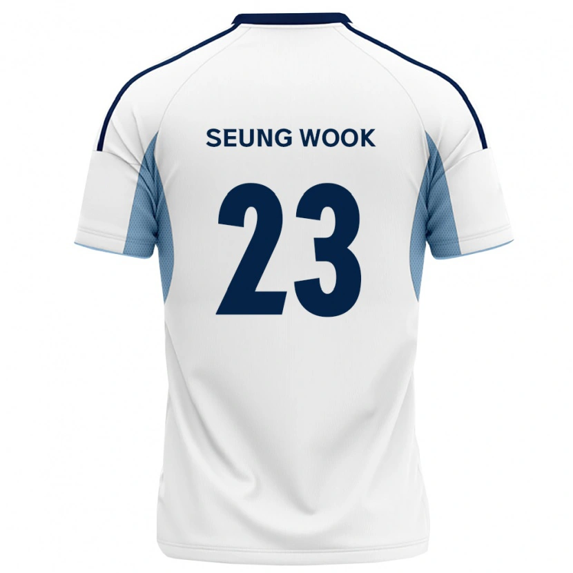 Danxen Niño Camiseta Seung-Wook Seo #23 Azul Real Blanco 2ª Equipación 2026/27 La Camisa México