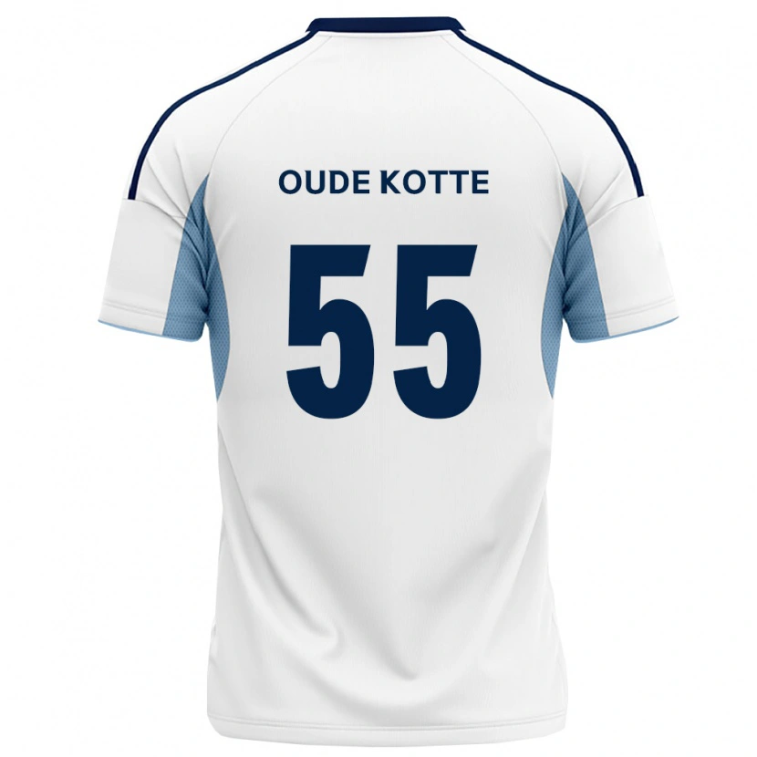 Danxen Niño Camiseta Thomas Oude Kotte #55 Azul Real Blanco 2ª Equipación 2026/27 La Camisa México